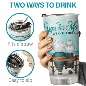 Our Life Ain't No Fairy Tale But Still You Are My Queen Forever - Tumbler - To My Wife, Gift For Wife, Anniversary, Engagement, Wedding, Marriage Gift