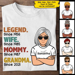 Legend Wife - Personalized Unisex T-Shirt.