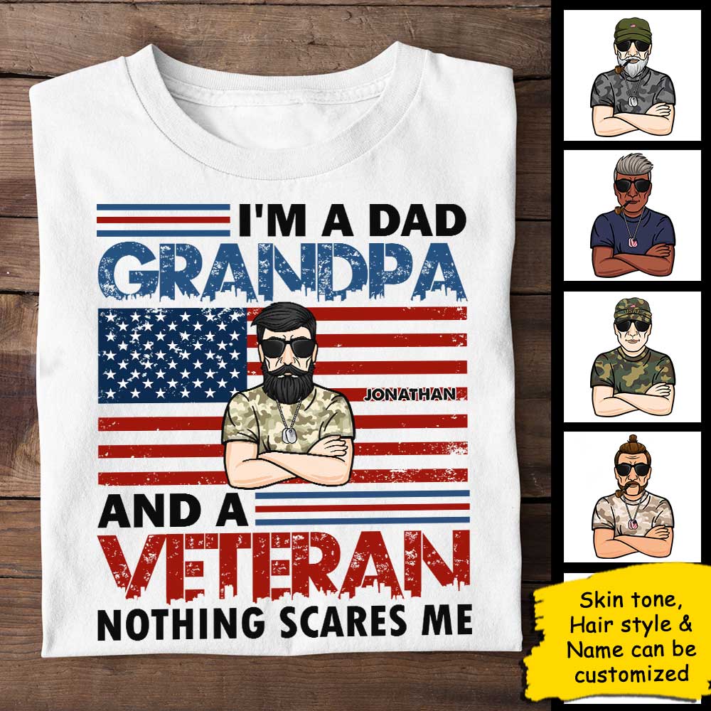I'm A Veteran - Gift For 4th Of July - Personalized Unisex T-Shirt.