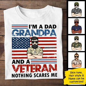 I'm A Veteran - Gift For 4th Of July - Personalized Unisex T-Shirt.