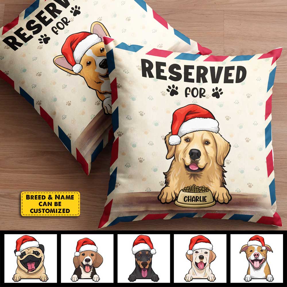Reserved For Your Pets - Personalized Pillow Case.