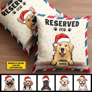 Reserved For Your Pets - Personalized Pillow Case.