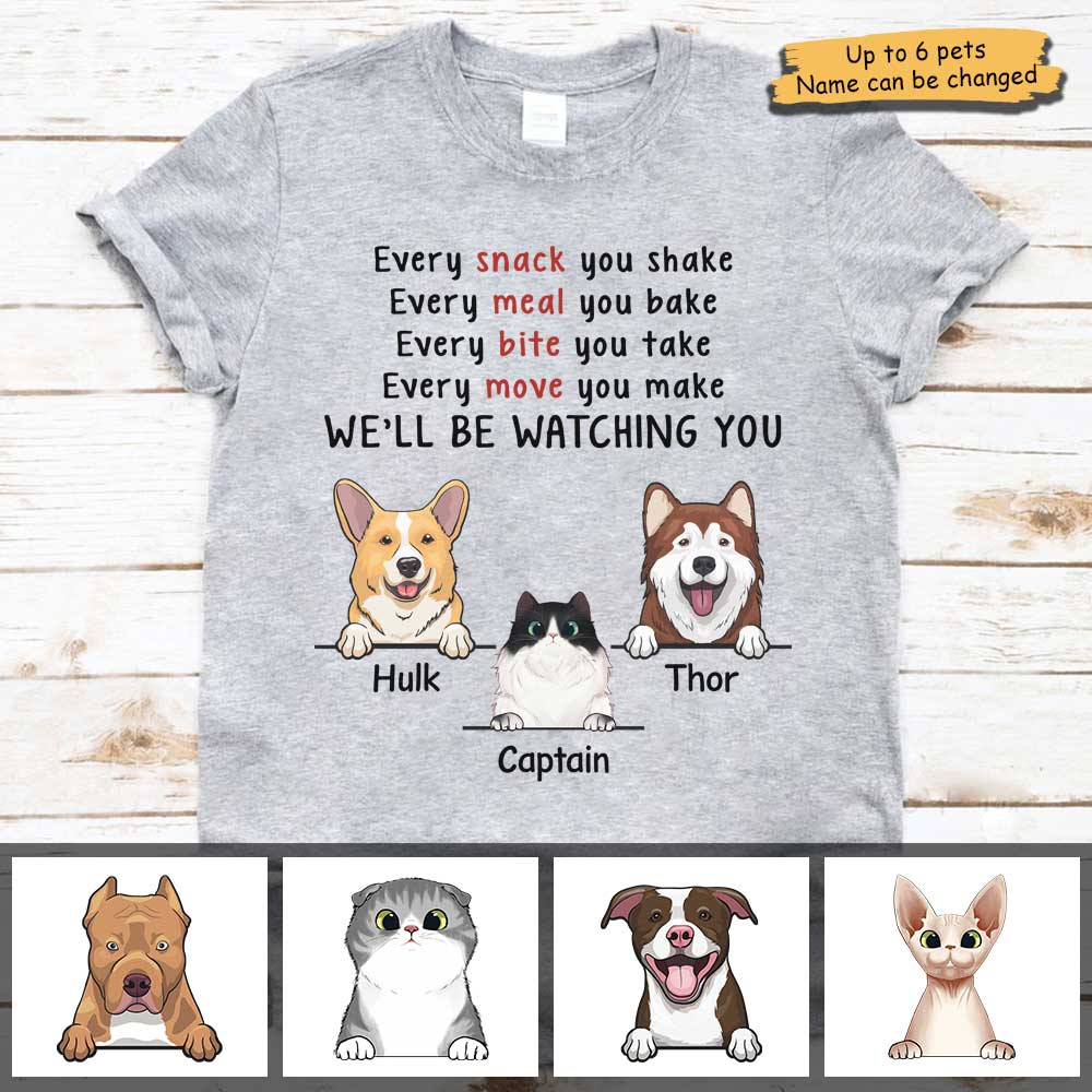 We'll Be Watching You - Personalized Unisex T-Shirt.