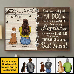 You're Not Just A Dog - Personalized Horizontal Poster - Gift For Pet Lovers