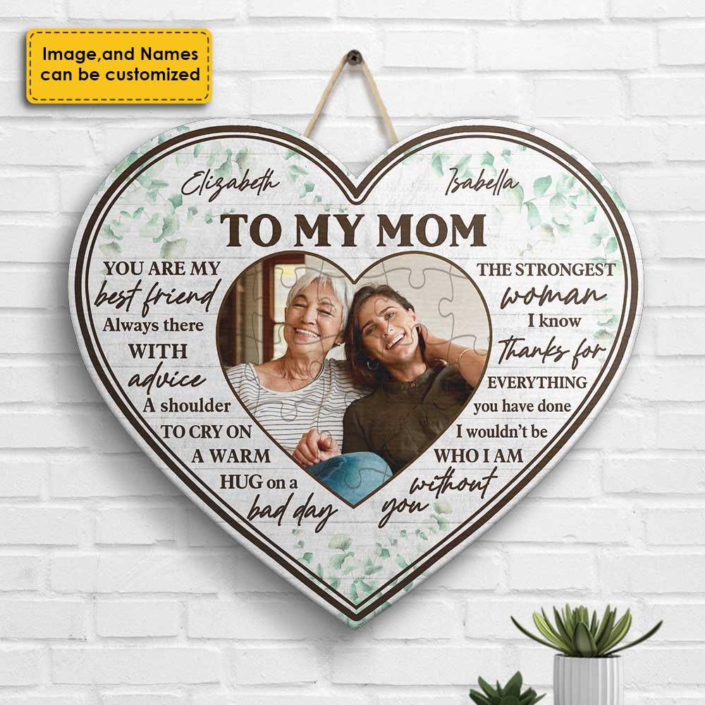 Mom Best Friend Gift, Mothers Day Gift, Mom Photo Frame, Mom Best Friend  Frame, Mom Picture Frame, Wood Mom Frame, Mom Gifts From Daughter 