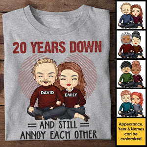 We Still Annoy Each Other - Personalized Unisex T-shirt, Hoodie - Gift For Couples, Husband Wife