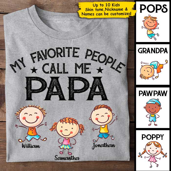 My Favorite People - Personalized Unisex T-Shirt.