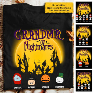 Daddy Of Nightmares - Halloween Kids - Personalized Unisex T-Shirt.