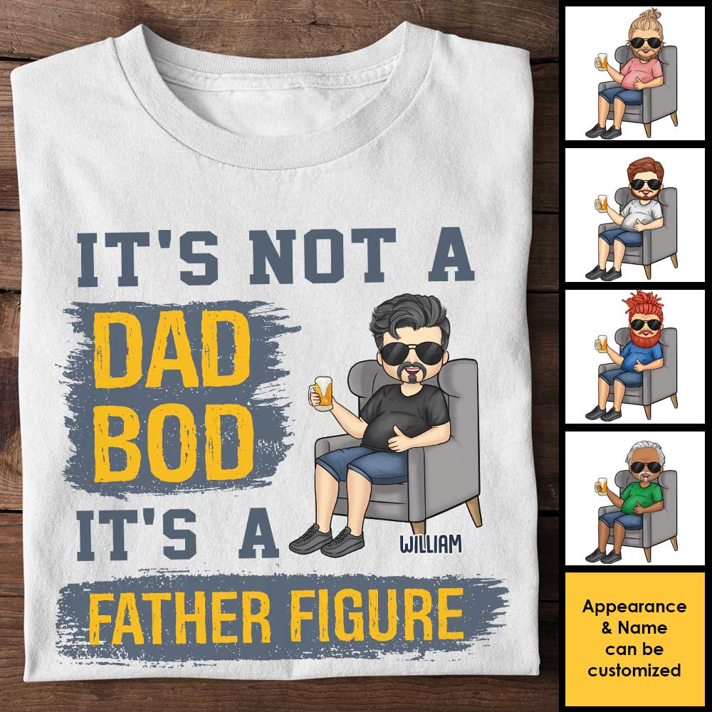 Not a dad online bod father figure hoodie