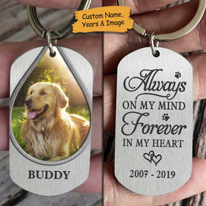 CUSTOM Dog Keychain, Pet Memorial Keychain, Dog Lover Gift, Dog Gift,  Custom Pet Keychain, Personalized Dog Gift 