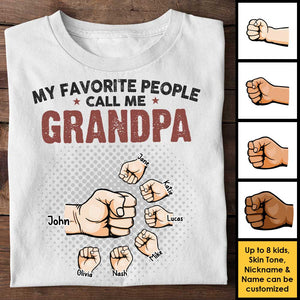 My Beloved People Call Me Grandpa - Gift For Grandpa, Personalized Unisex T-shirt, Hoodie