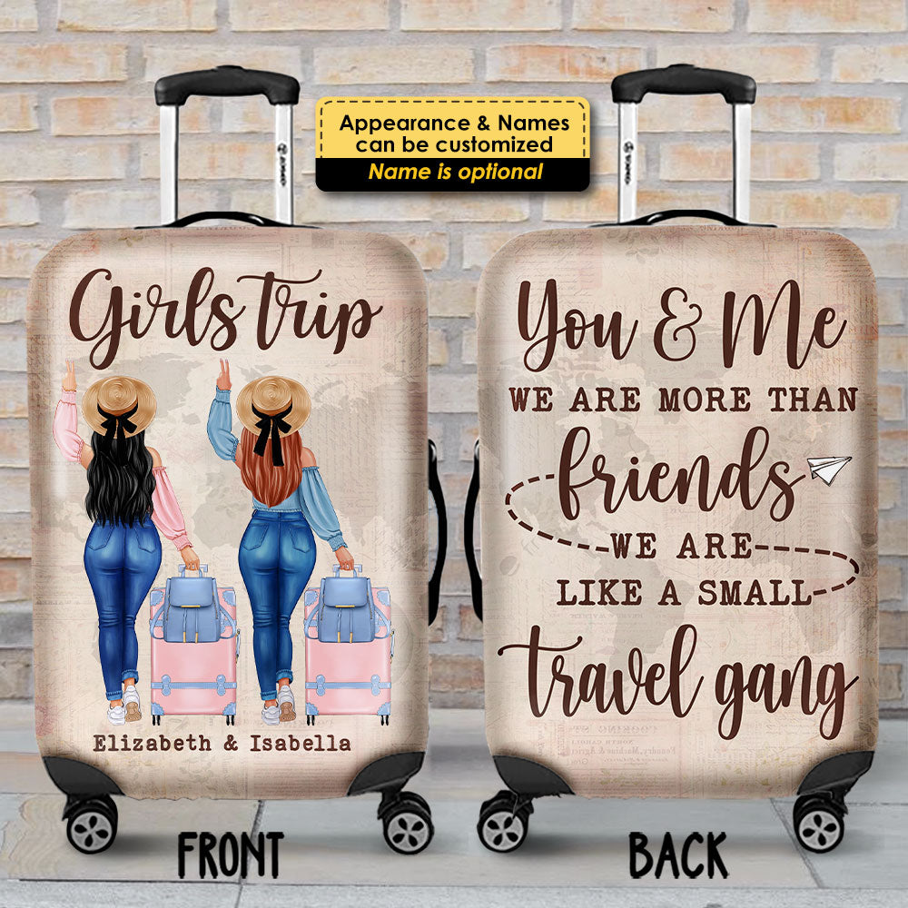 Best Friends We Are Like A Small Travel Gang - Gift For Besties -  Personalized Custom Tumbler