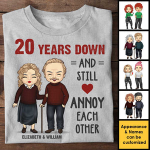 So Many Years Down - Personalized Unisex T-shirt, Hoodie - Gift For Couples, Husband Wife