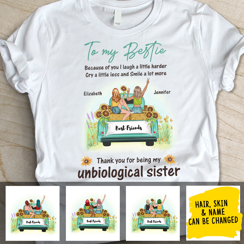 Tee Shirt Meilleure Amie Jennyfer Pleure Un Peu Moins Cadeau