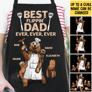 Best FLippin' Dad Ever Ever -  Gift For Dad, Personalized Apron.