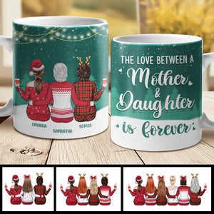 The Love Between Mother And Daughter Knows No Distance - Personalized Mug.