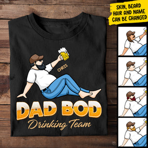 Drinking Team Dad Bod - Personalized Unisex T-Shirt.