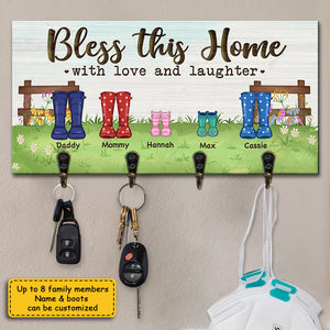 This Is Us, Our Life, Our Story, Our Home - Personalized Key Hanger, Key Holder - Gift For Family