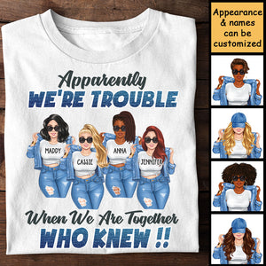 We Are Together - Personalized Unisex T-shirt - Gift For Bestie