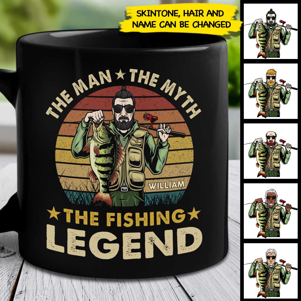 Father's Day Gift - Fishing Legend Mug