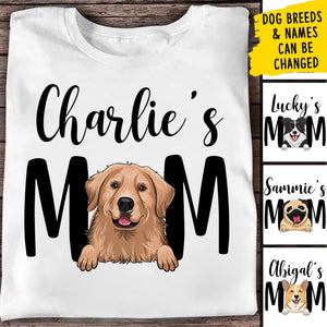 Dog Mom - Personalized Custom Unisex T-shirt.