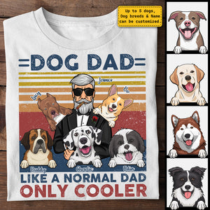 Dog Dad Cooler - Personalized Unisex T-shirt, Hoodie - Gift For Dad