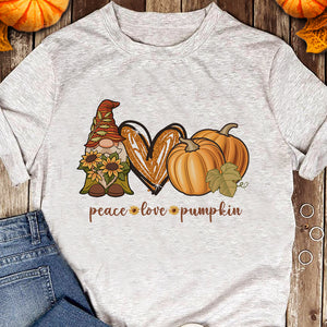 Peace - Love - Pumpkin - Happy Halloween - Unisex T-Shirt, Halloween Ideas..