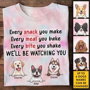 We Will Be Watching You - Gift For Dog Mom, Personalized Unisex All-Over Printed T-Shirt