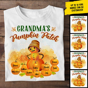 Nana Pumpkin - Personalized Unisex T-Shirt.