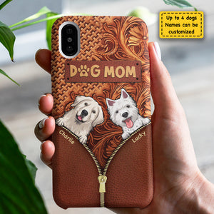 Mom Of Awesome Dogs - Gift For Dog Mom, Personalized Phone Case