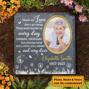 Still Loved, Still Missed & Very Dear - Personalized Memorial Stone, Human Grave Marker - Upload Image, Memorial Gift, Sympathy Gift