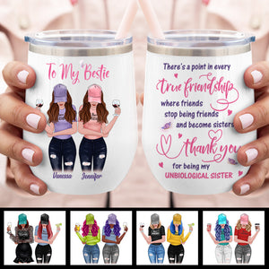 True Friendship - Gift For Best Friends - Personalized Tumbler.