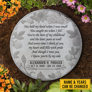 You're The Hero Of My Childhood - Personalized Memorial Stone, Human Grave Marker - Memorial Gift, Sympathy Gift