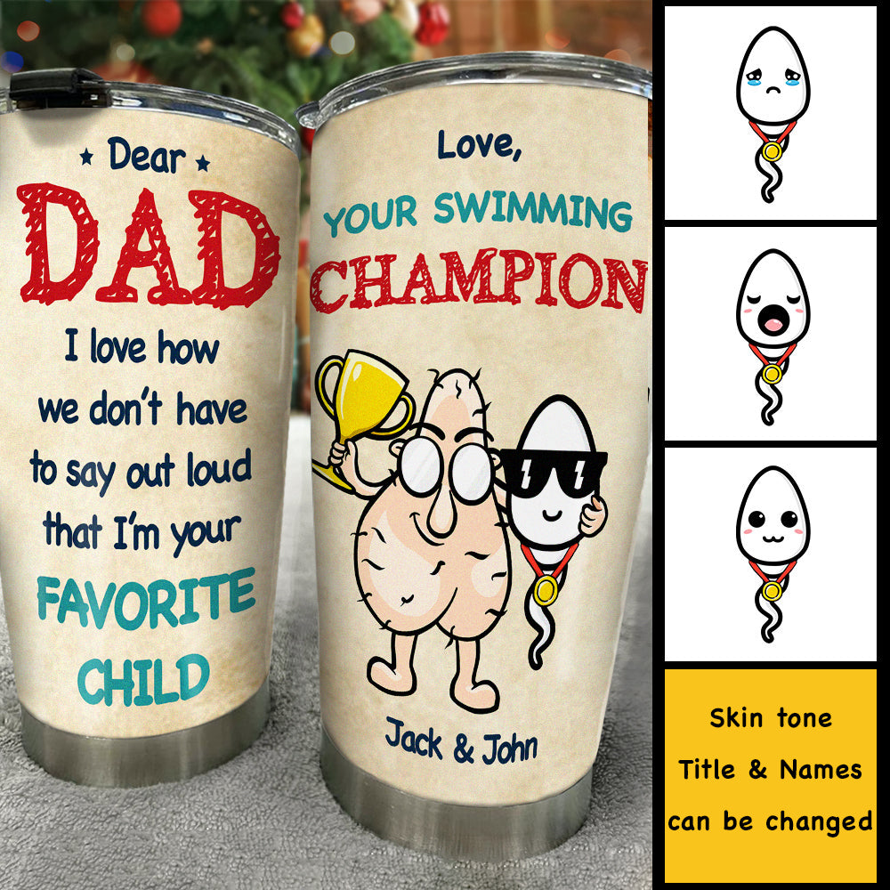 From Your Best Kids - Family Personalized Custom Tumbler