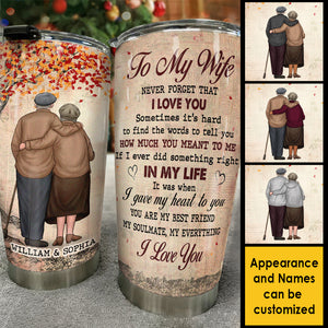 To My Best Friend - Bestie Personalized Custom Tumbler - Christmas Gif -  Pawfect House ™