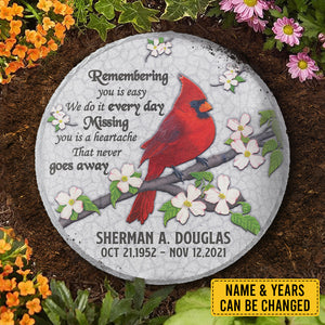 Missing You Is A Heartache - Personalized Memorial Stone, Human Grave Marker - Memorial Gift, Sympathy Gift