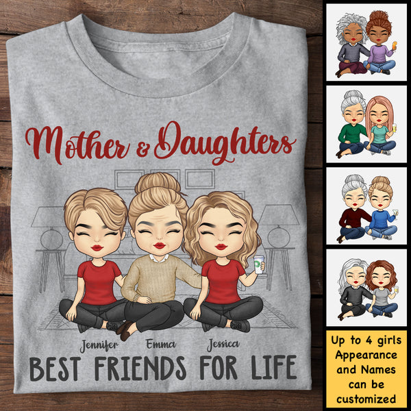 Mother & Daughter, Best Friends For Life - Family Personalized Custom -  Pawfect House ™