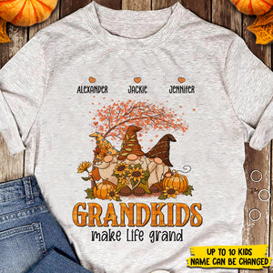 Grandkids Make Life Grand - Personalized Unisex T-Shirt.