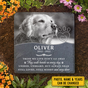 Still Loved Still Missed And Very Dear - Personalized Memorial Stone, Pet Grave Marker - Upload Image, Memorial Gift, Sympathy Gift