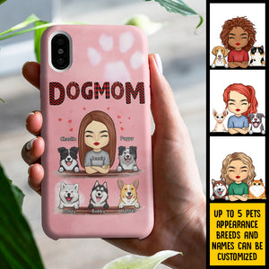 All My Kids Have Paws - Gift For Dog Mom, Cat Mom - Personalized Phone Case