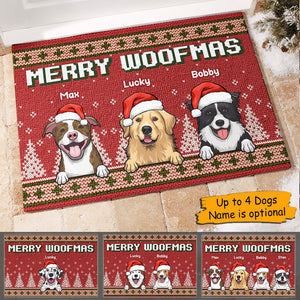 Merry Woofmas - Personalized Decorative Mat.