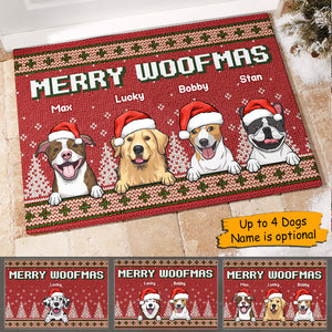 Merry Woofmas - Personalized Decorative Mat.