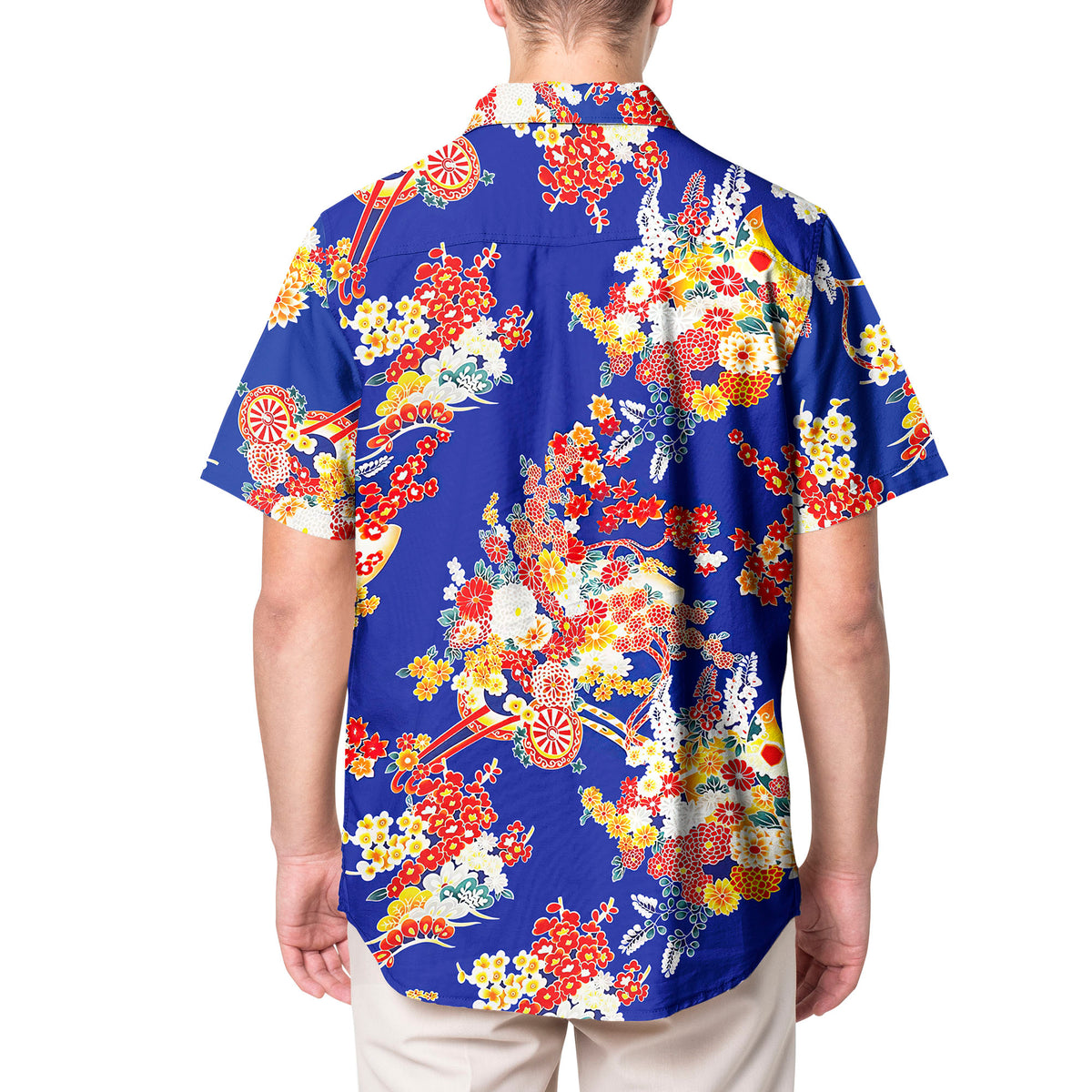 Happy Summer Colorful Flowers - Hawaiian Shirt - Gift For Men