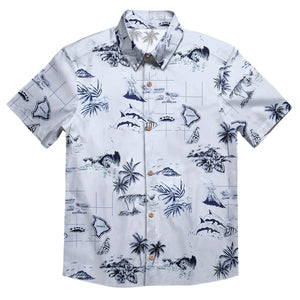 Tropical Fish Island - Hawaiian Shirt - Gift For Men