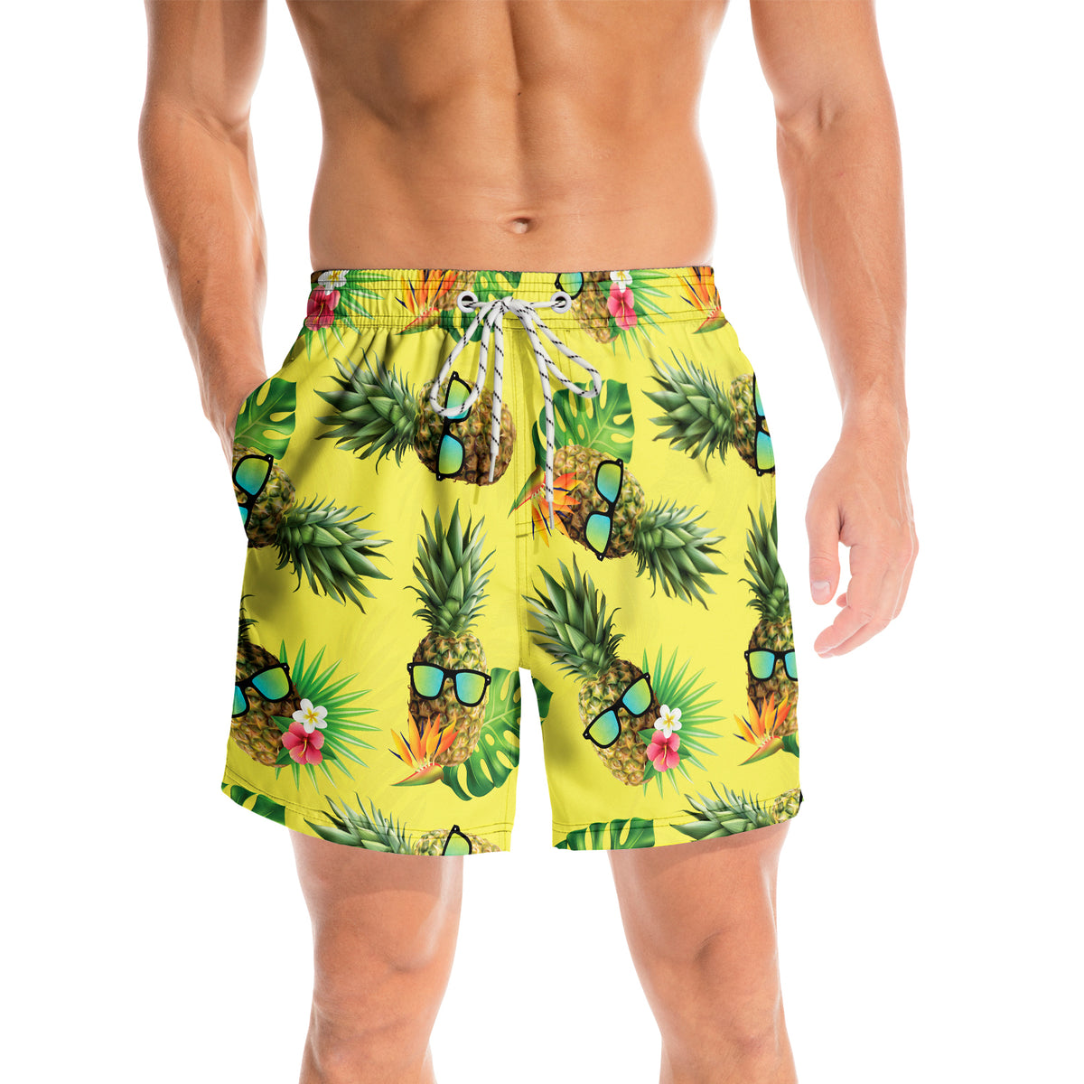 Cool Pineapple - Men Swim Trunks - Gift For Men