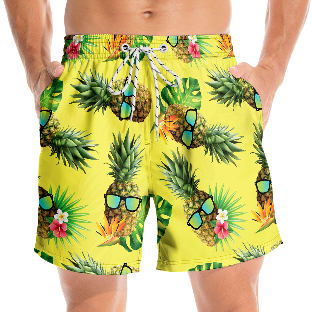 Cool Pineapple - Men Swim Trunks - Gift For Men