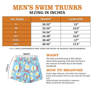 Skull Summer Party - Men Swim Trunks - Gift For Men