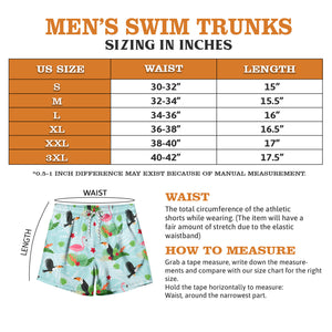Tropical Flamingo - Men Swim Trunks - Gift For Men