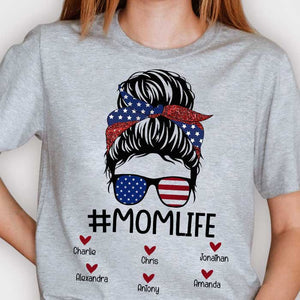 MomLife - Gift For 4th Of July - Personalized Unisex T-Shirt.
