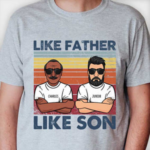 Like Father Like Son - Personalized Unisex T-Shirt.